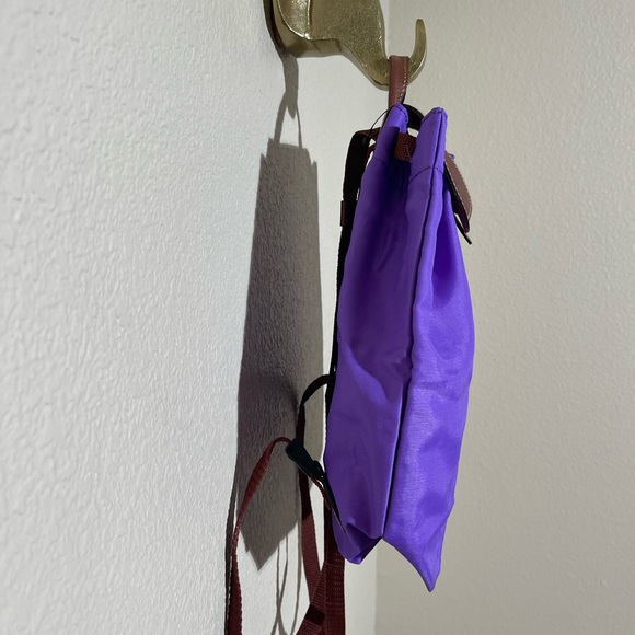 Longchamp Purple and Brown Backpack main image 6